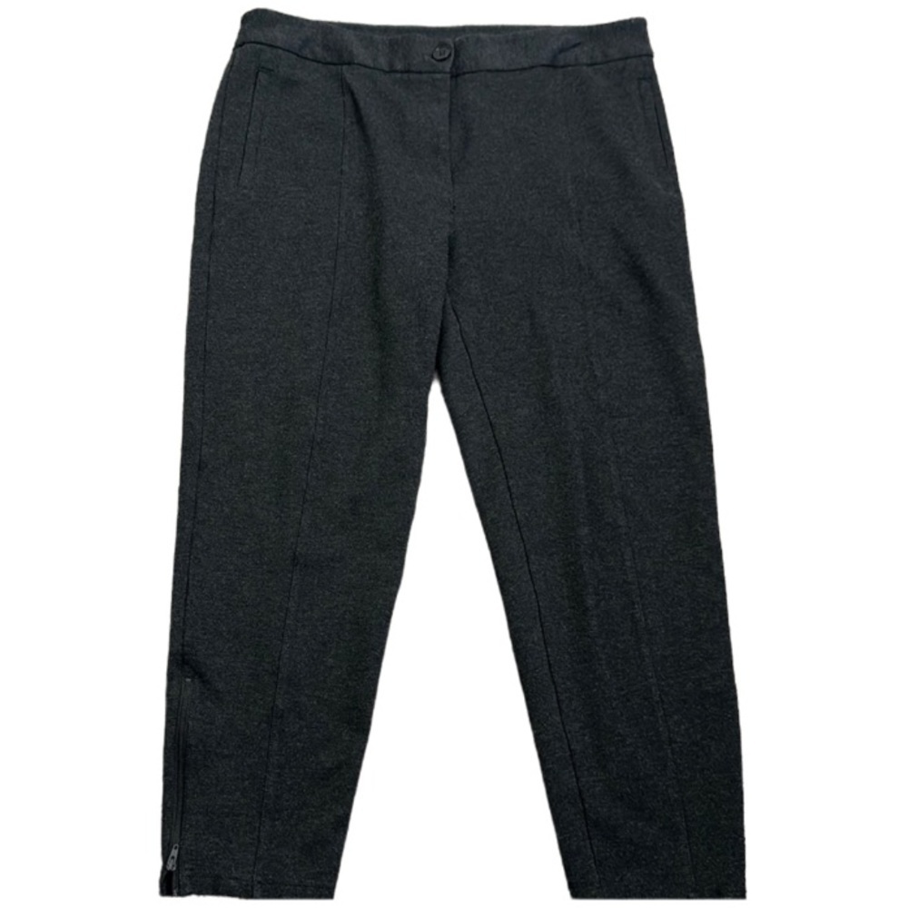 Beta brand gray yoga pants zip in the hem size XLp